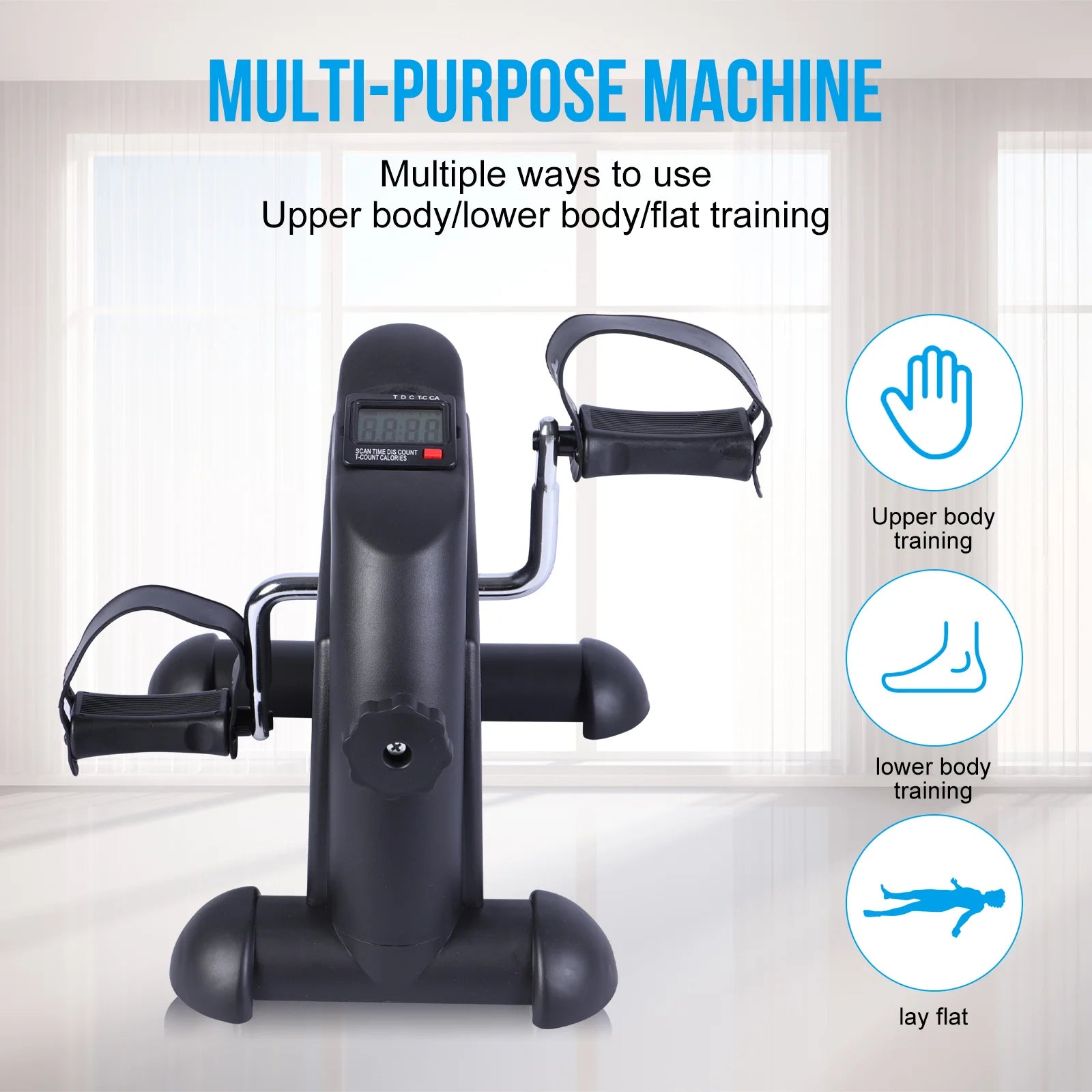 Digital Pedal Multi-Function Motorized Exercise Bike