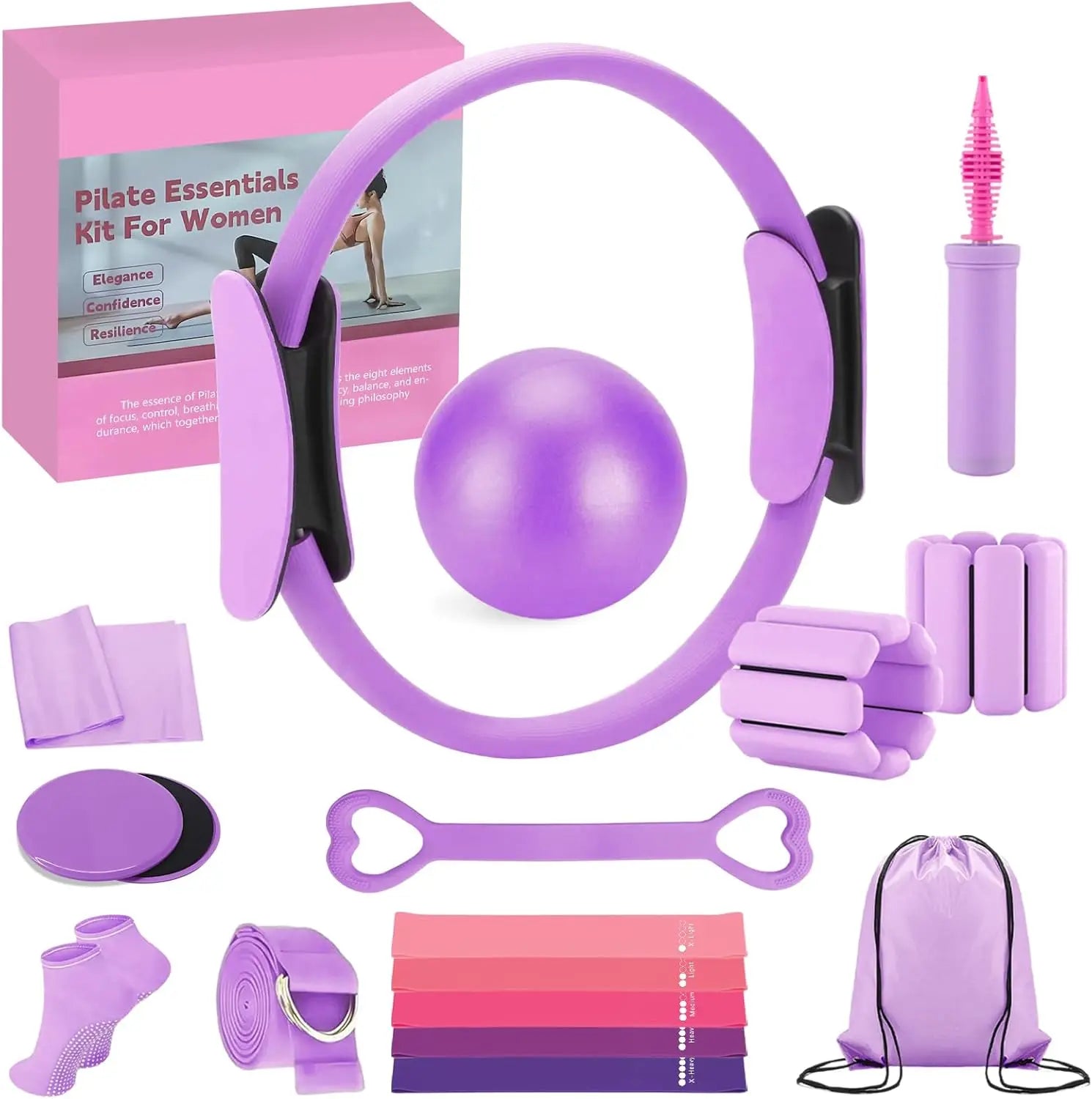 Pilates Complete Fitness Equipment Set
