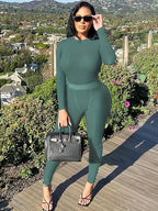 2 Piece Long sleeves Leggings Set