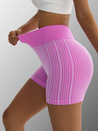 High-Waisted Seamless Yoga Shorts High-Waisted