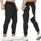 Men's Sweatpants with Zipper Pockets Towel Loop Tapered Joggers