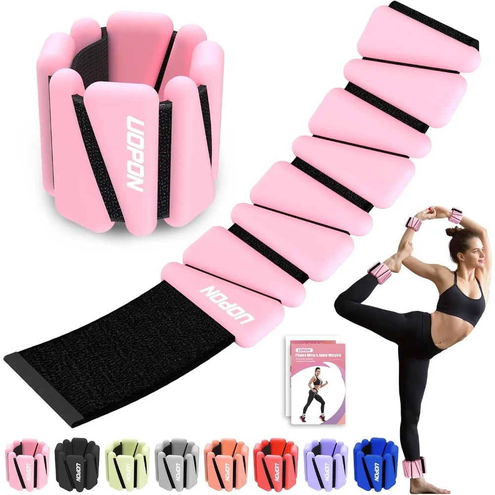 Soft Silicone Wrist Ankle Weights Set.