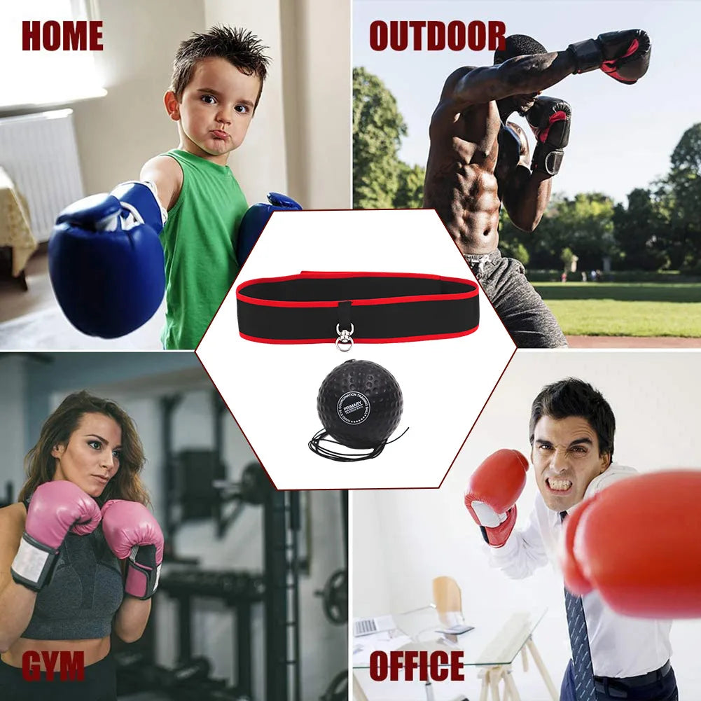 Adjustable Headband Boxing Training Ball