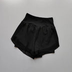 2 In 1 Quick-dry High Waist Fitness Shorts.