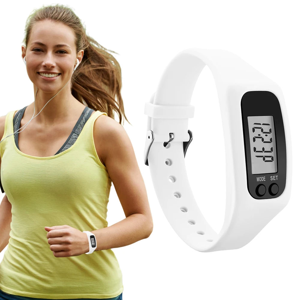 Multi-Function LED Pedometer Step Tracker
