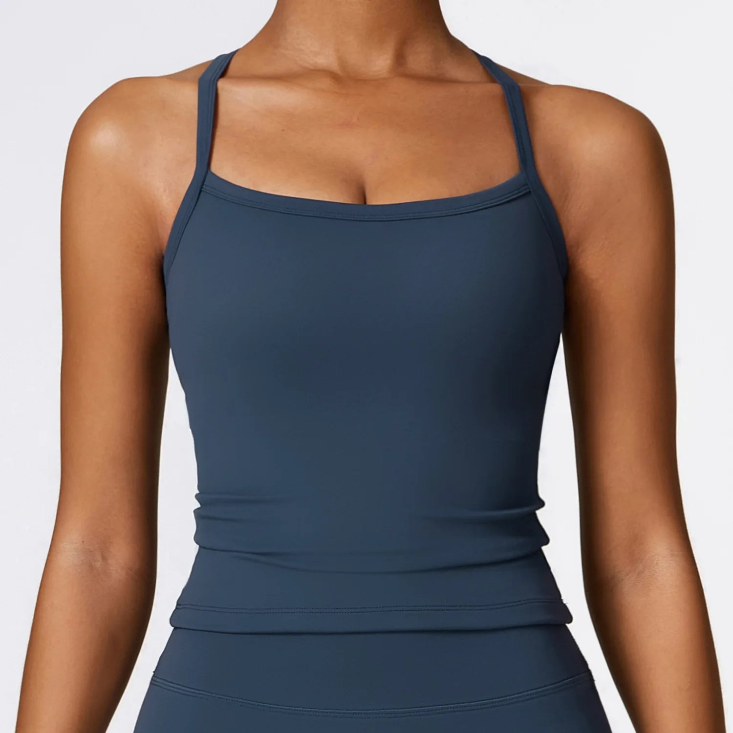 Cross Back Yoga fitness Sports Bra.