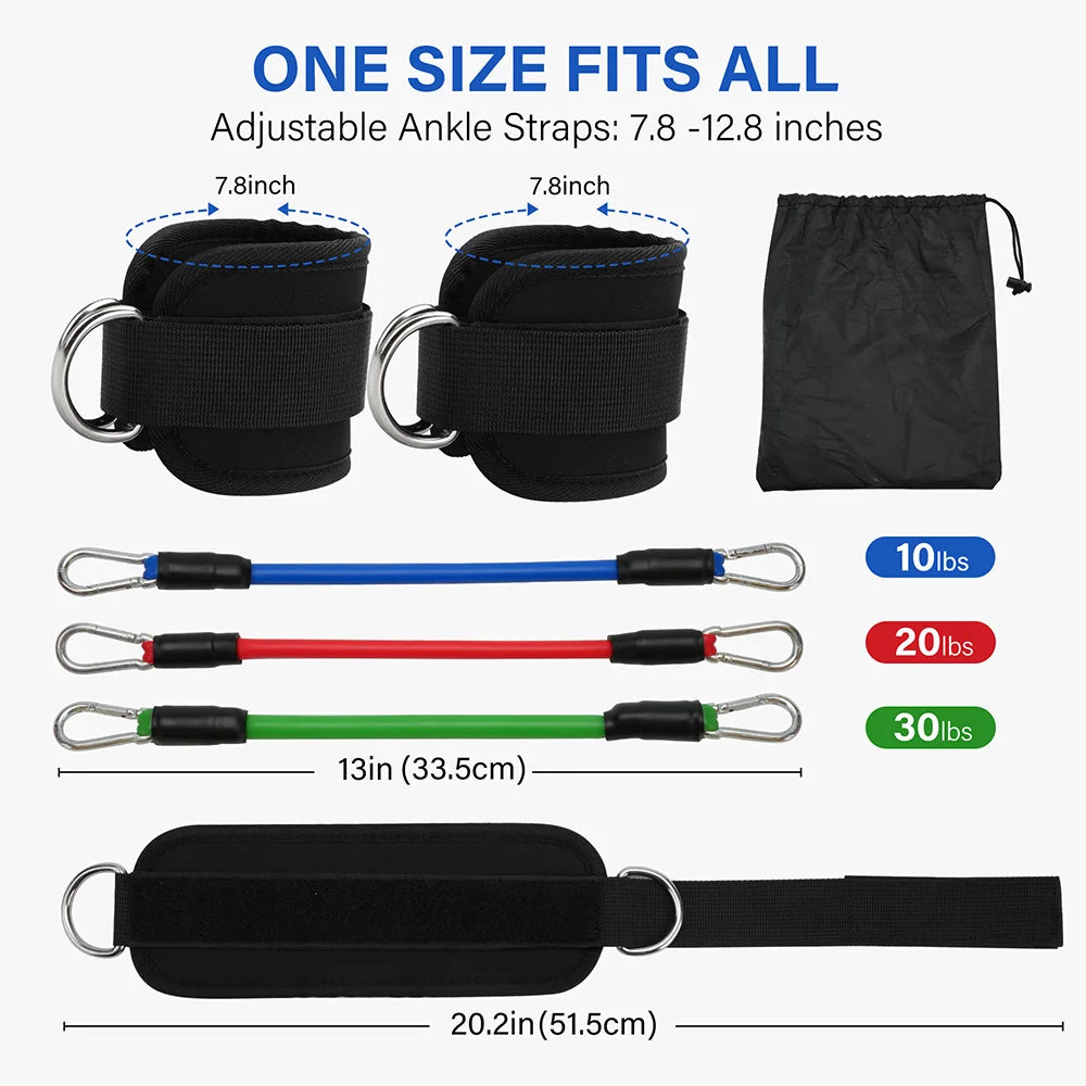 Ankle Resistance Multiple Fitness Bands