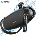 Portable Loud Bluetooth Speakers with Wireless Microphone.