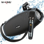 Portable Loud Bluetooth Speakers with Wireless Microphone.