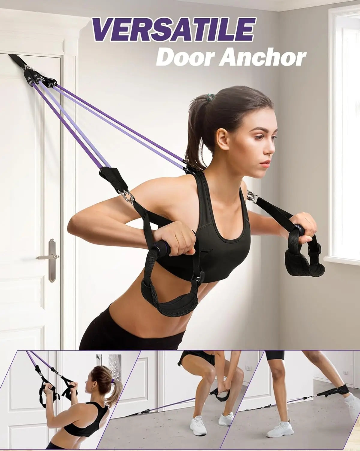 Adjustable Pilates Bar Kit with Resistance Bands