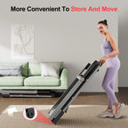 Foldable Data Monitoring Incline Home Treadmill