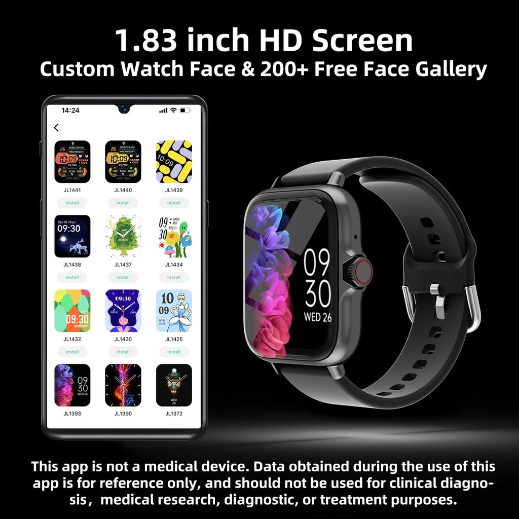 'Smart Watch with Alerts For iPhone Android.