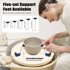 Pottery Turntable Clamp Portable Ceramic Pottery Machine