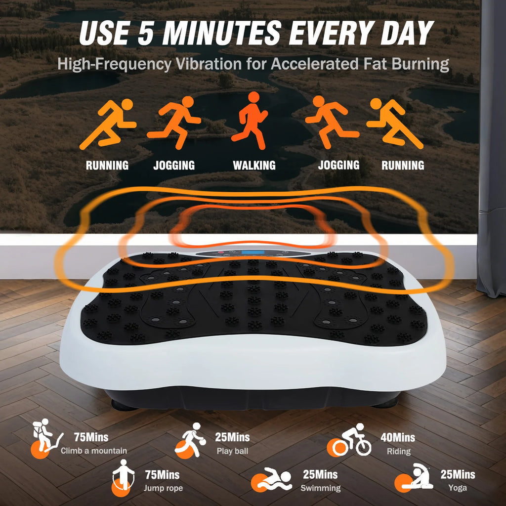 Full-Body Fitness Vibration Plate Exercise Machine