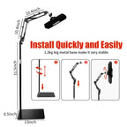Red Light Adjustable Stand Lamp For Body Repair