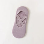 Women Cotton Silicone Non-slip Pilates Grip Sports Sock.
