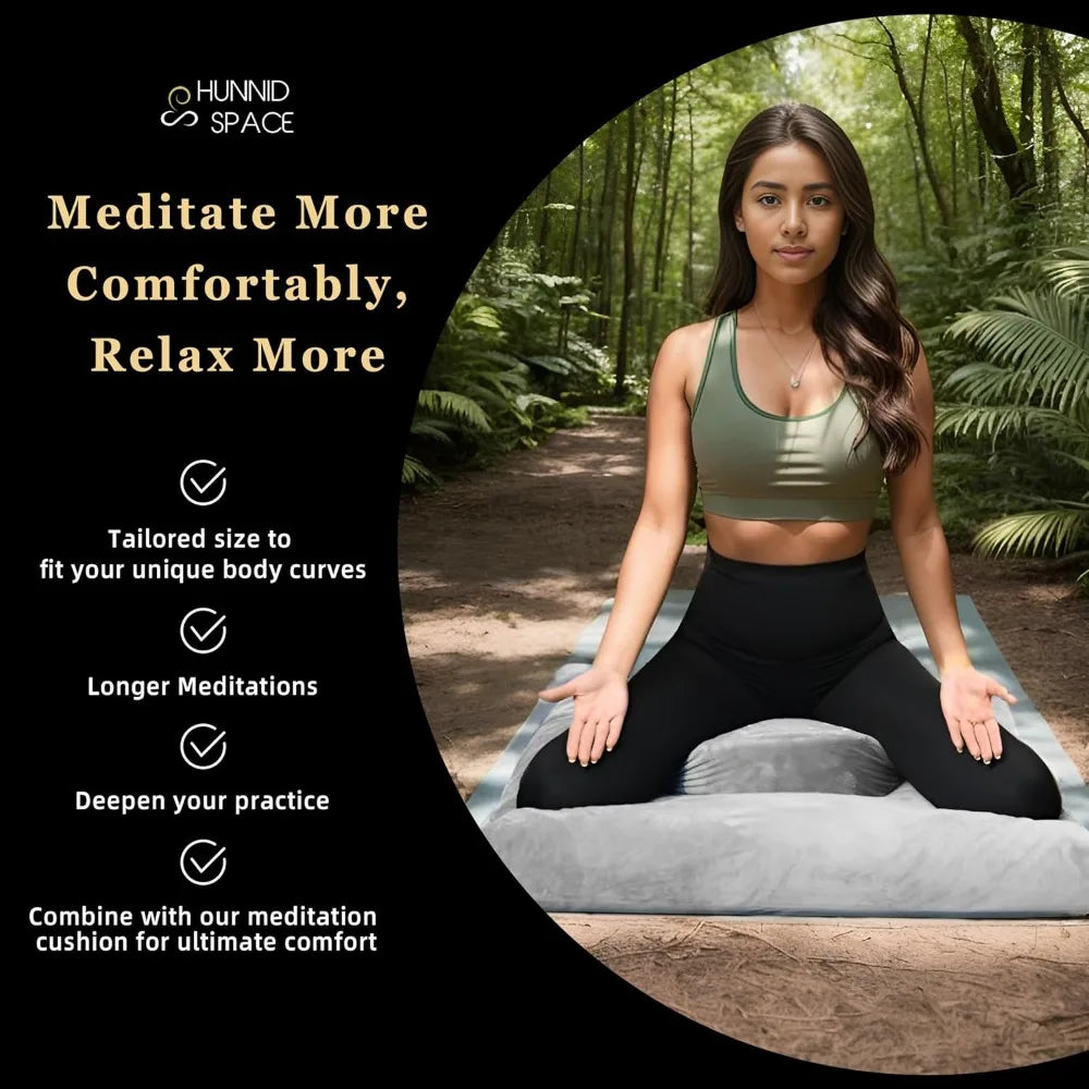 Meditation Cushion Set with Memory Foam