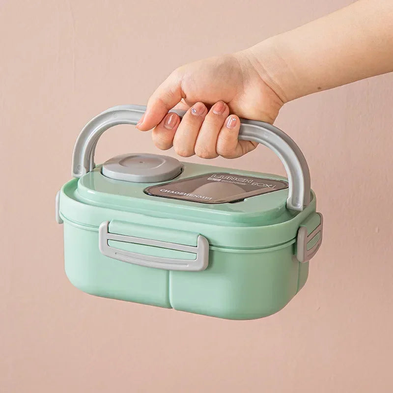 Portable  Bento Carrying Handle Lunch Box,