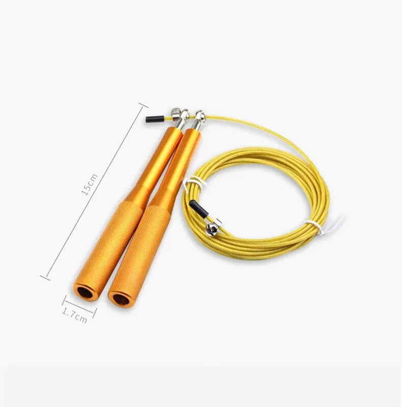High-Speed Adjustable Jump Rope with Aluminum Handles