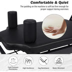 Foldable Reformer Pilates Machine with Adjustable Reformer Heights.