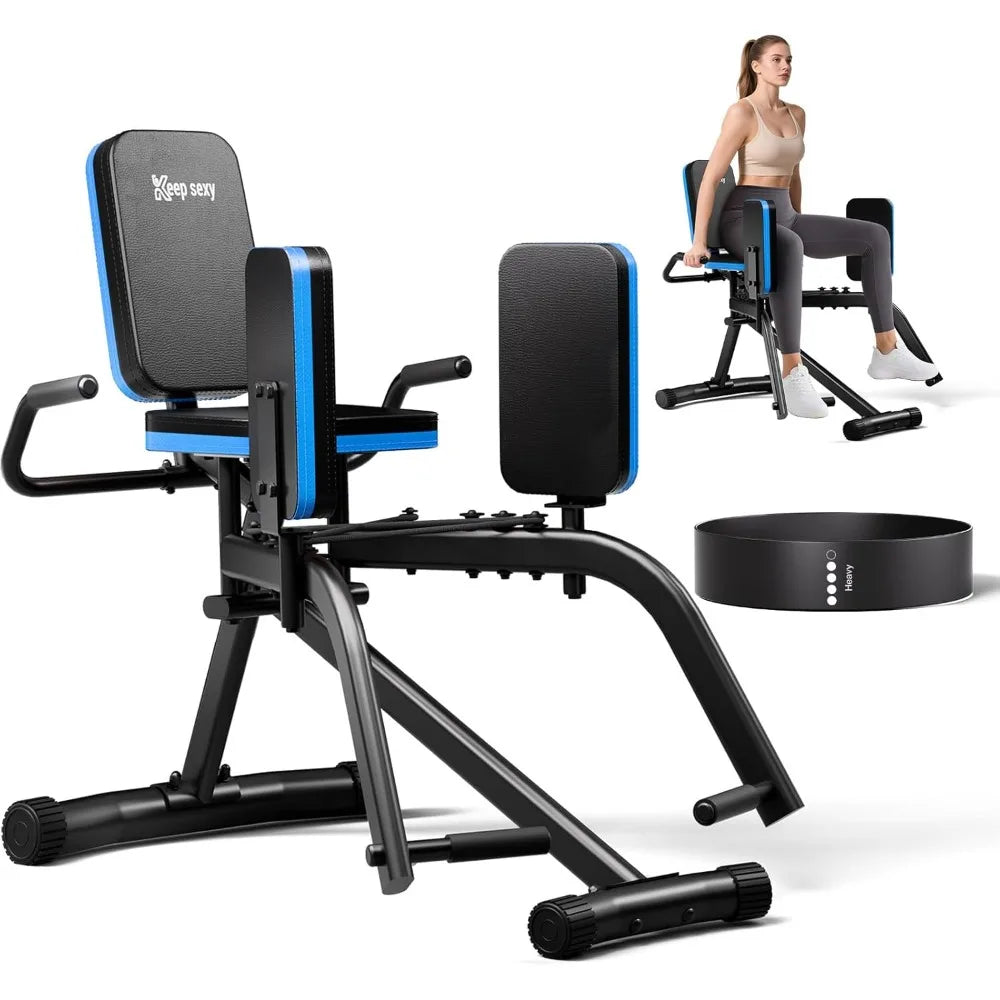 6-Level Hip Abductor Machine w/ Bonus Resistance Band