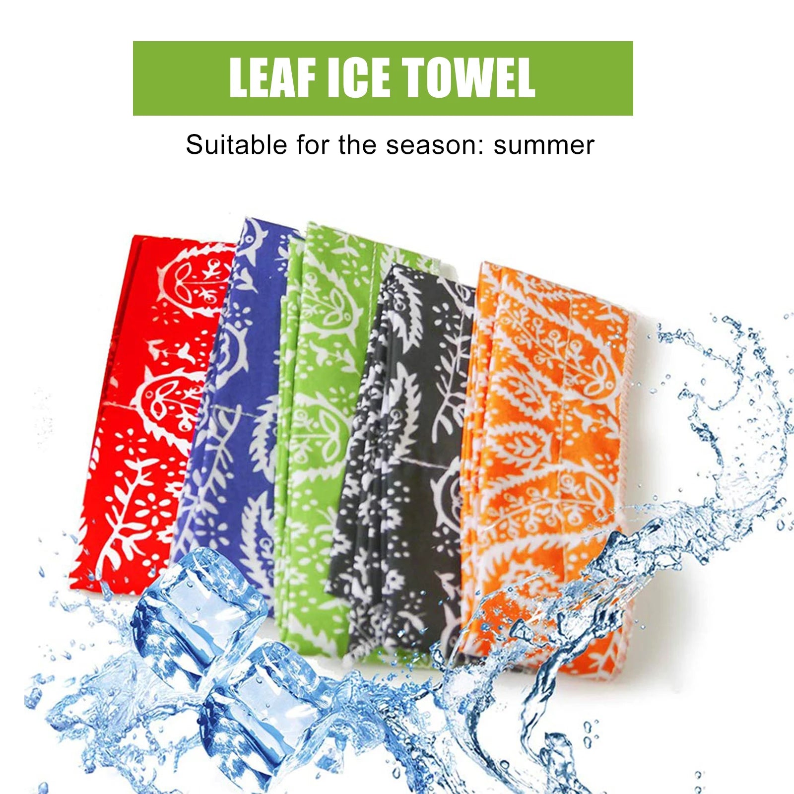 5 Pcs Outdoor Sports Headband Cool Scarf Neck Wrap