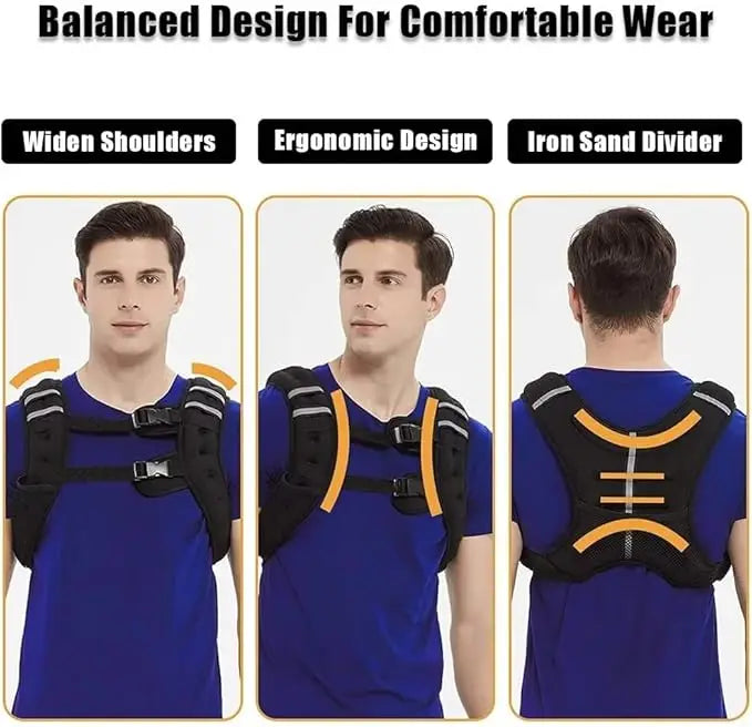 12 - 30Lbs Weighted Exercise Vest