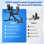 6-Level Hip Abductor Machine w/ Bonus Resistance Band