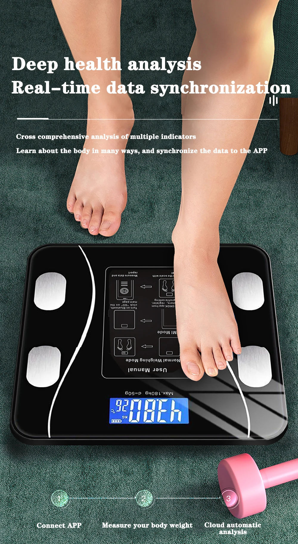 Smart Wireless Digital Body Fat Scale