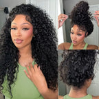 Strap Deep Curly Wave 360 Full Hd Glueless Wig