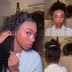 Strap Deep Curly Wave 360 Full Hd Glueless Wig