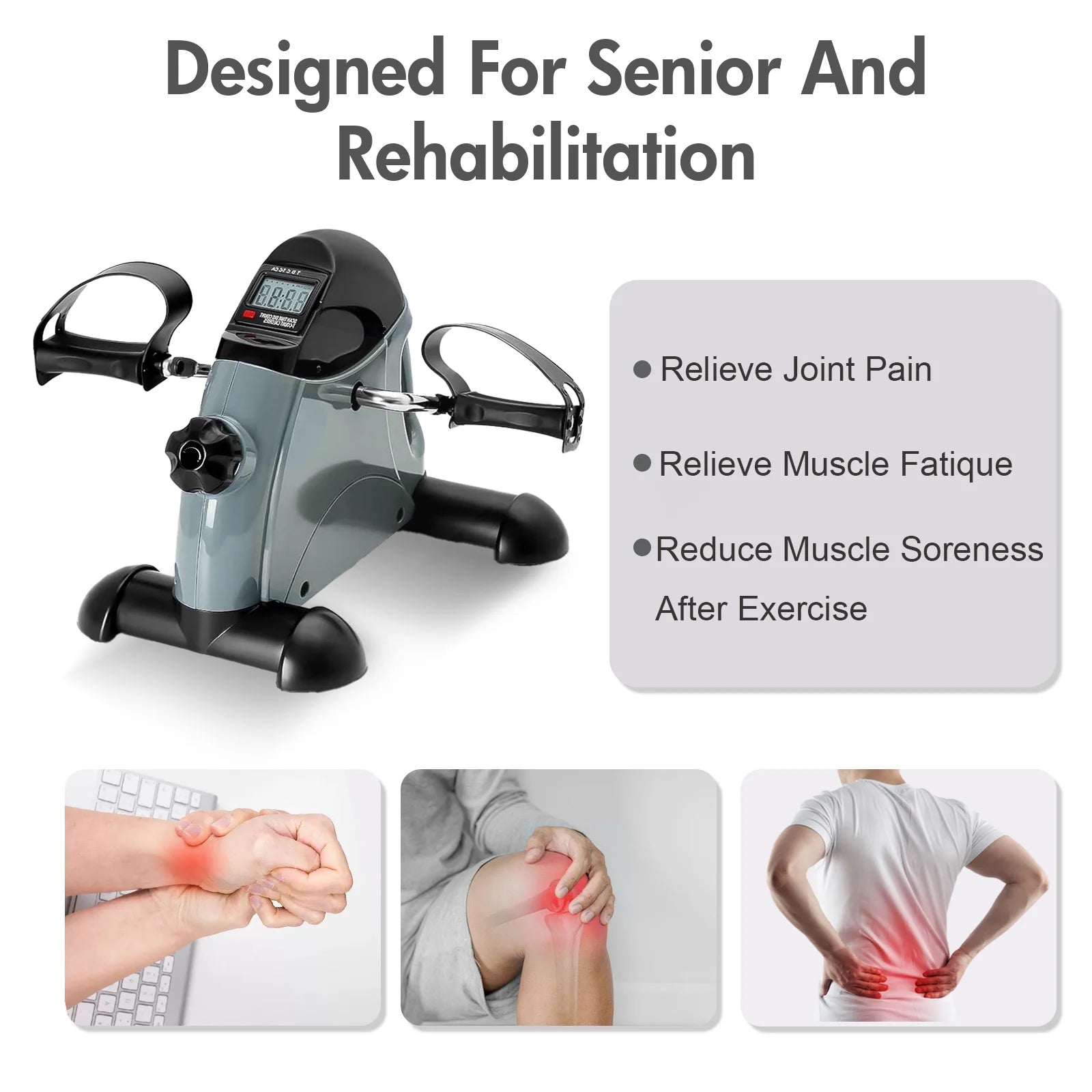 Digital Pedal Multi-Function Motorized Exercise Bike