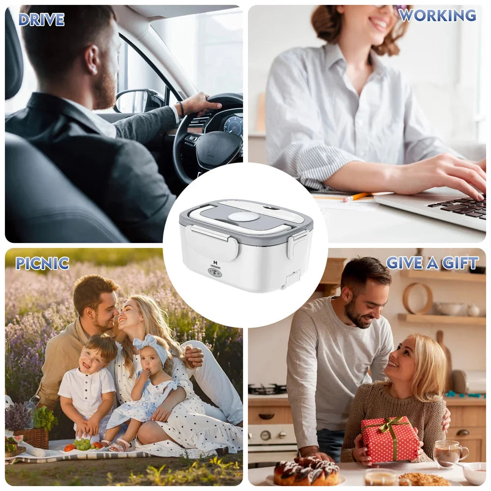 Electric Portable Lunch Box Food Warmer.