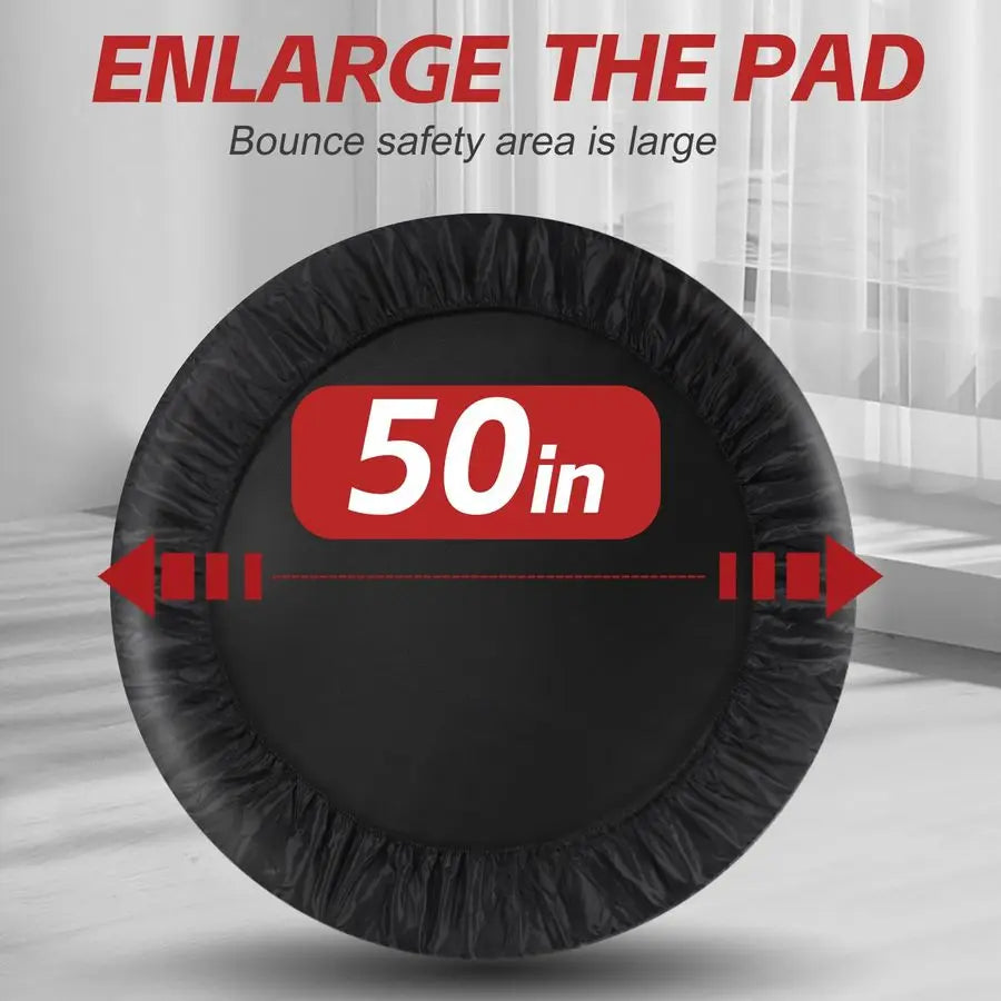 Foldable Adult Trampoline for Adults, 450lbs Capacity