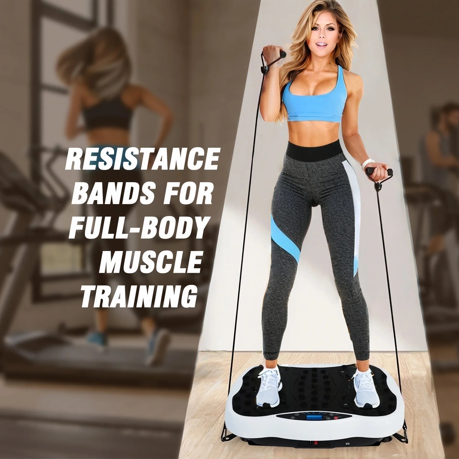 Full-Body Fitness Vibration Plate Exercise Machine