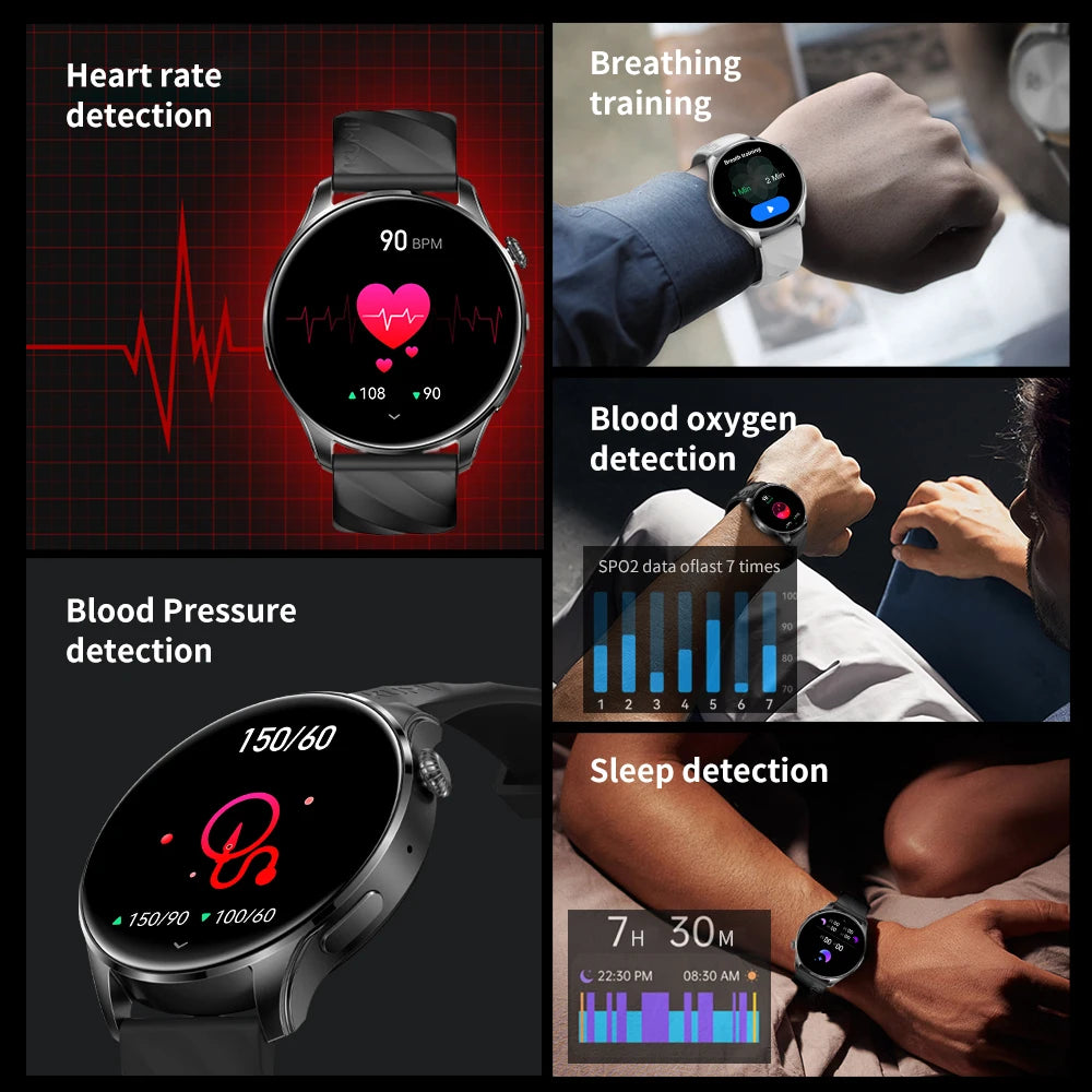 Pro Smartwatch Waterproof Bluetooth Fitness Tracker