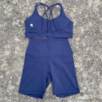 Women Gym Bra+High Waist Short Leggings.