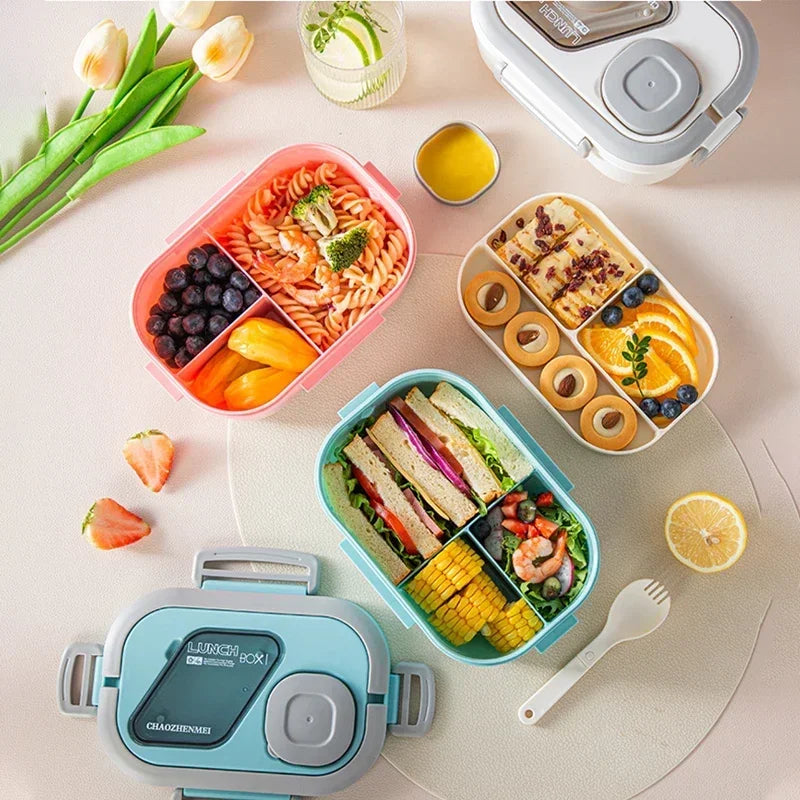 Portable  Bento Carrying Handle Lunch Box,