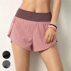 Running Shorts with Wide Waistband Coverage