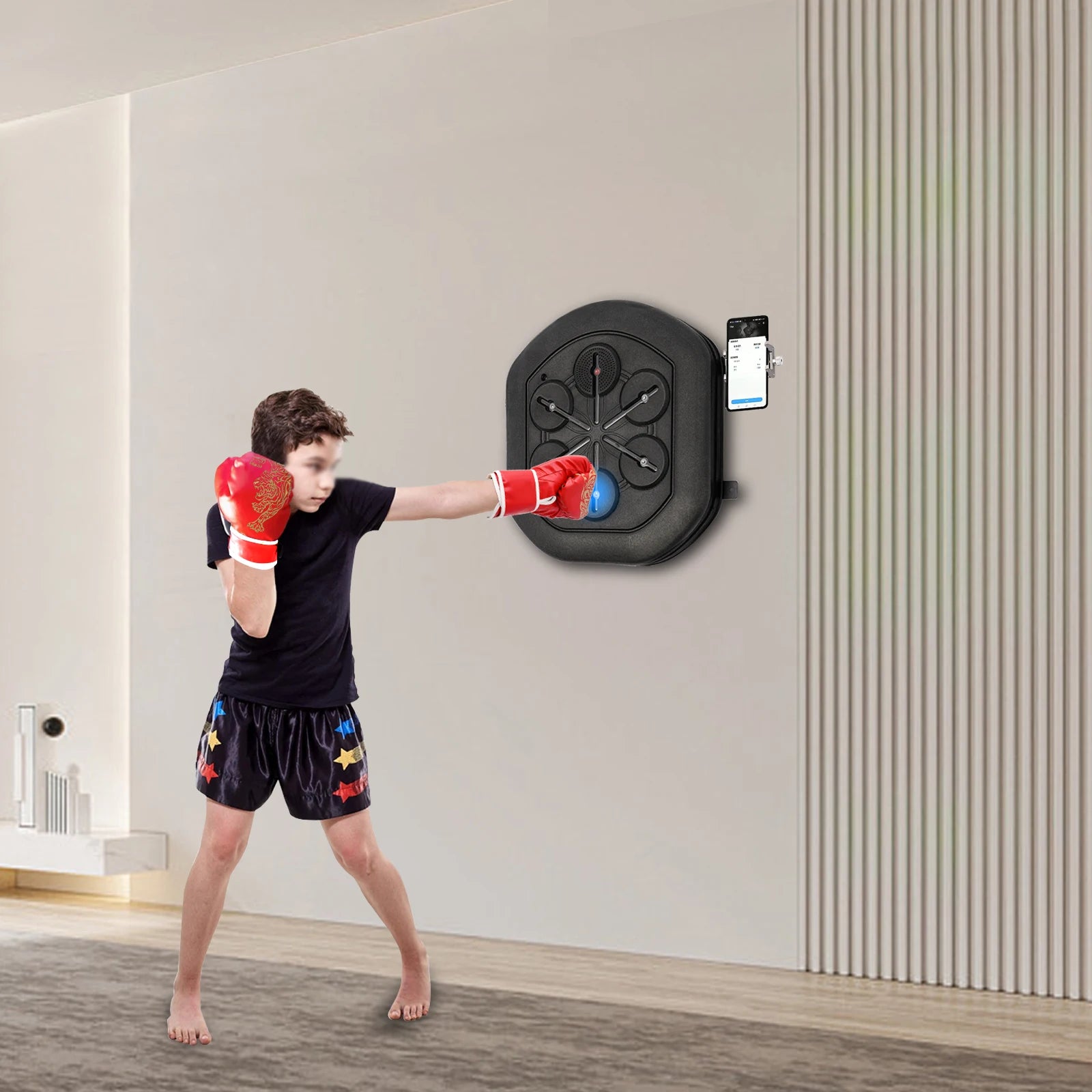 Wall Mount Music Boxing Training Machine
