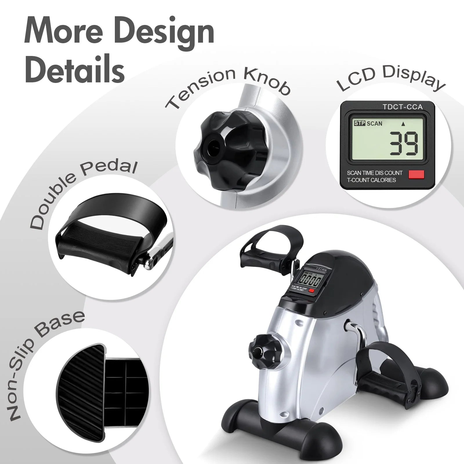 Digital Pedal Multi-Function Motorized Exercise Bike