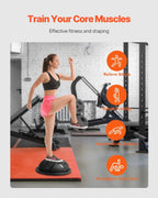 Half Exercise Balance Ball with Resistance Bands and Pump