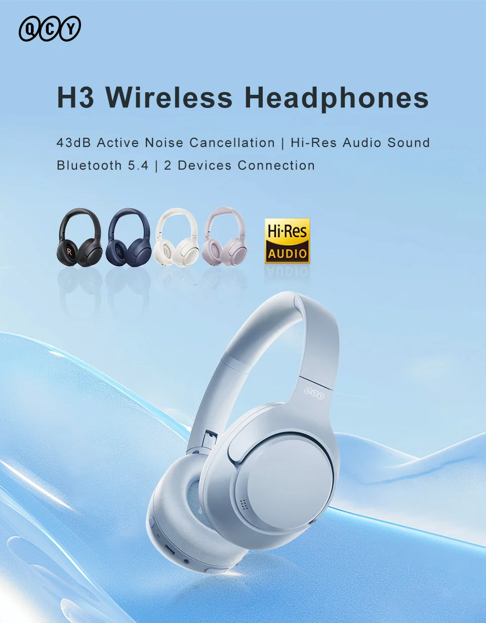 Bluetooth Wireless Over Ear Headphones