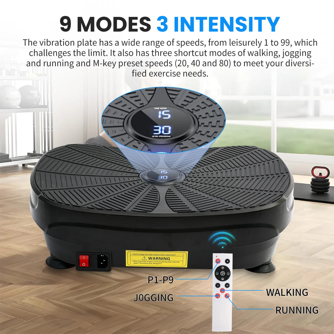 Vibration Plate Whole Body Exercise Workout