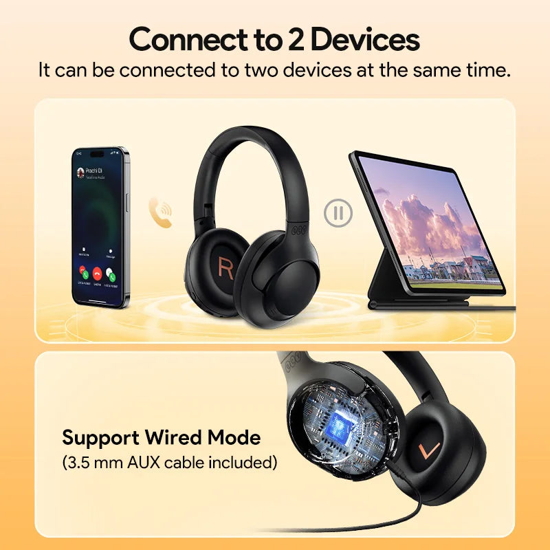 Bluetooth Wireless Over Ear Headphones