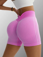High-Waisted Seamless Yoga Shorts High-Waisted