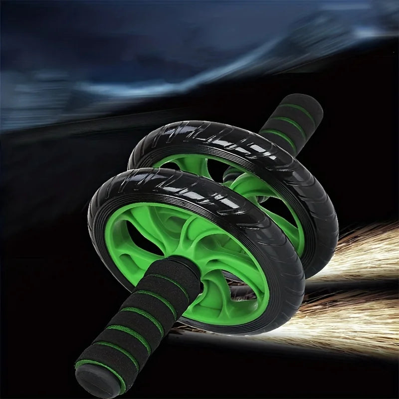 Silent Abdominal Muscle Fitness Roller Wheel Double Wheel