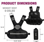 Adjustable Weighted Vest for Fitness.