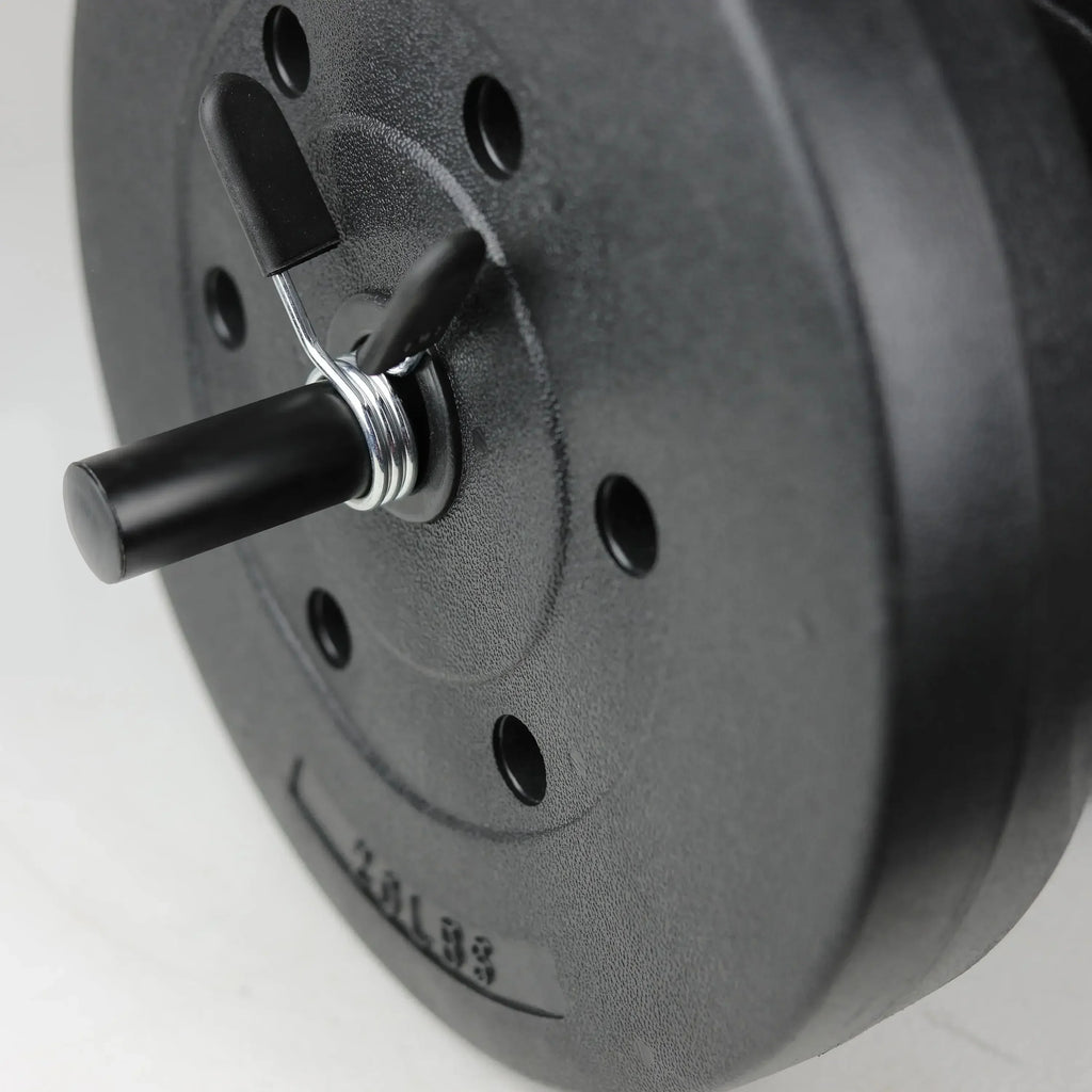 Space Saving 40lb Adjustable Dumbbell Set with Case