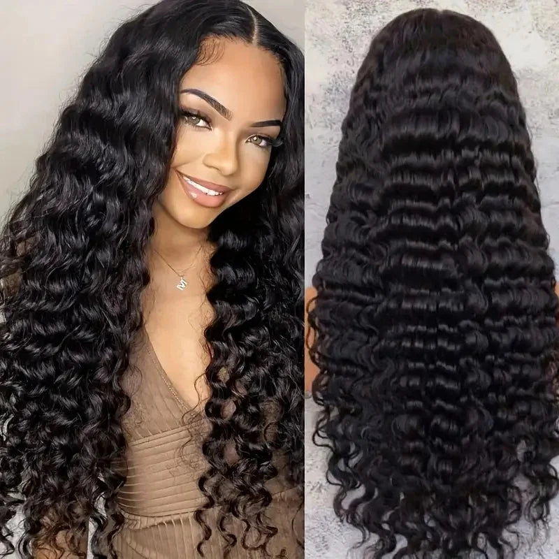 Strap Deep Curly Wave 360 Full Hd Glueless Wig